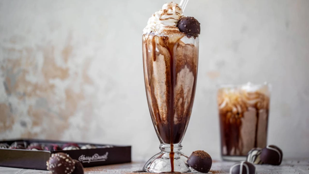 شیک موز شکلات - کافه لمیرا